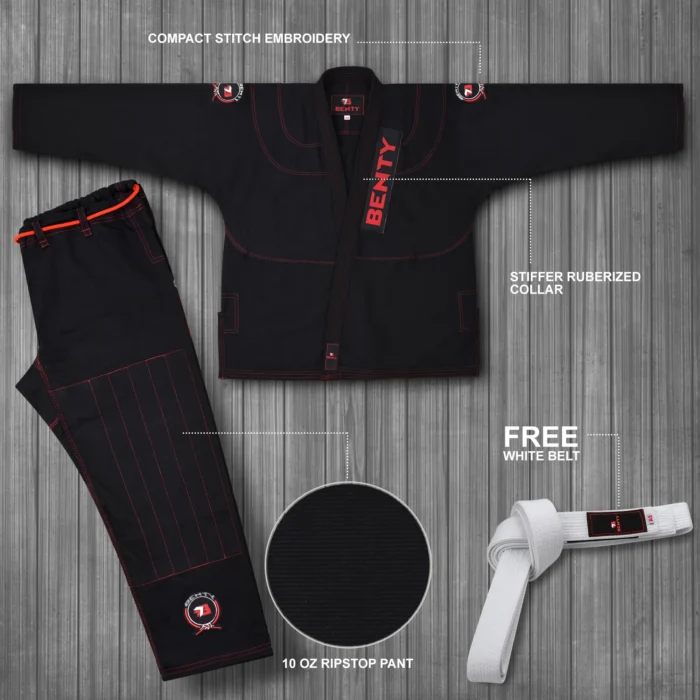 Black BJJ Gi: Manufacturer Wholesale - Image 5